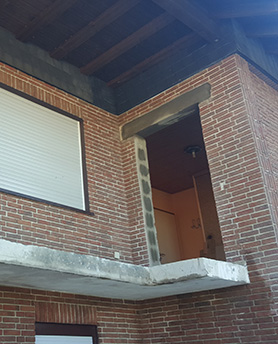 Balkon kürzen