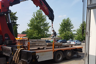 Abtransport zur Entsorgung