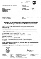 Unbedenklichkeitsbescheinigung