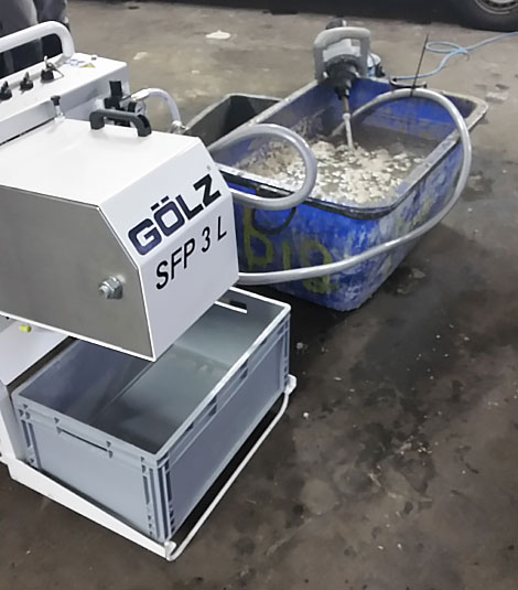 Schlammpresse